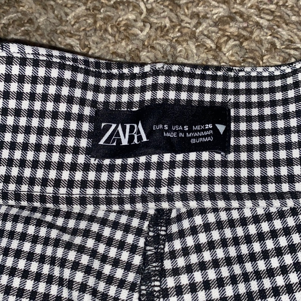 ZARA Plaid Leggings - Picture 8 of 8